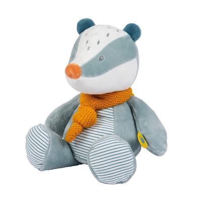 Nattou Peluche et hochet blaireau Felix