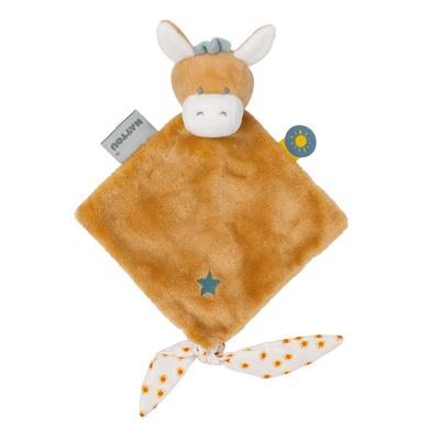 Levně Nattou Mini plyšová deka oslík Leo