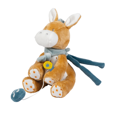 Nattou Peluche musicale mini âne Léo