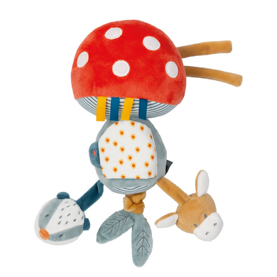 Nattou Doudou d'activité champignon Felix et Léo