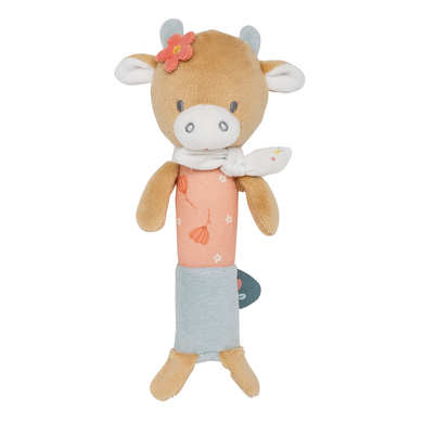 Nattou Peluche couineur cri cri vache Mila multicolore