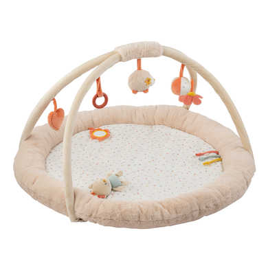 Nattou Tapis d'éveil pouf arches Mila, Lana et Zoé beige