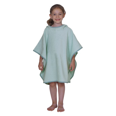 WÖRNER SÜDFROTTIER Poncho da bagno Uni alla menta taglia 60/75