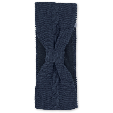 Sterntaler Strick-Stirnband Schleife marine