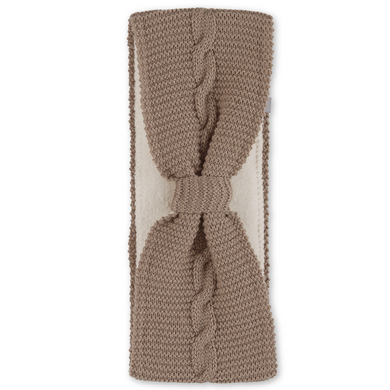 Sterntaler Strick-Stirnband Schleife braun
