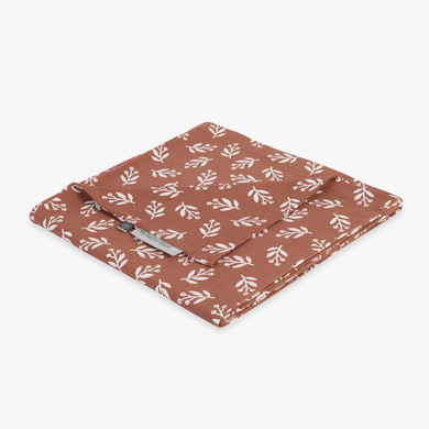 emma & noah Housse pour coussin d'allaitement Floral Mocca