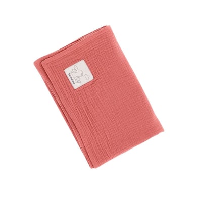 Träumeland Plaid bébé mousseline abricot 75x100 cm