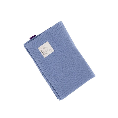 Träumeland Plaid bébé mousseline bleu clair 75x100 cm