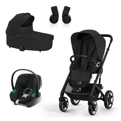 cybex GOLD Pack poussette trio combinée 3en1 Talos S Lux Black Moon Black Volcano Black