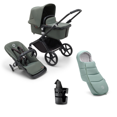 Image of bugaboo Passeggino Fox Cub Complete nero/Forest Verde059