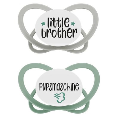 nip ® Soother My Butterfly Green Special Edition, storlek 1 (0-6 månader), little bror / pruttmaskin