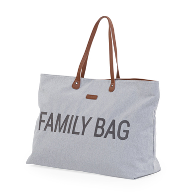 CHILDHOME Sac à langer dos Family Bag Signatur toile gris