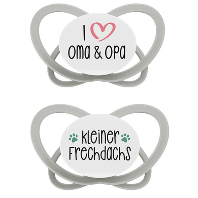 nip ® Succhietto La mia farfalla Green Edizione speciale, taglia 3 (16 - 32 mesi), Nonna & Nonno / Tasso impertinente