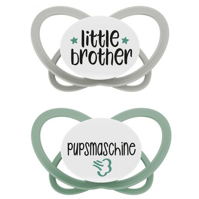 nip ® Soother My Butterfly Green Special Edition, storlek 3 (16 - 32 månader), little bror / pruttmaskin