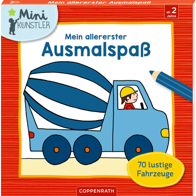 Coppenrath Mein allererster Ausmalspaß: 70 lustige Fahrz. (Mini-Künst.) 64745