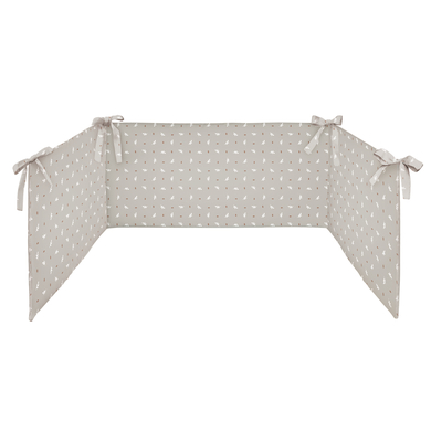 Dr. Sonne Tour de lit bébé jeux en forêt greige 32x180 cm