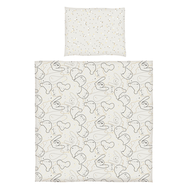 Image of Dr. Sonne Biancheria da letto reversibile The Four taupe 80 x 80 cm059