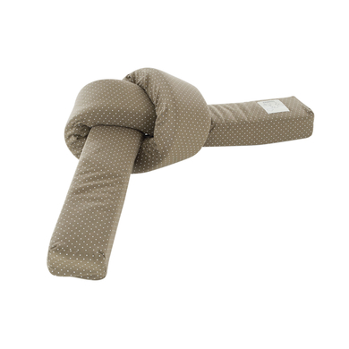 Träumeland Tour de lit traversin enfant pois olive 180 cm