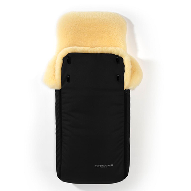 Hofbrucker Chancelière pour poussette universelle Luxus agneau noir