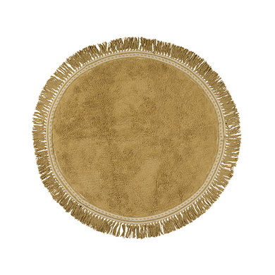 Tapis Petit Tapis enfant Anna rond ocre Ø 110 cm