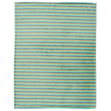 Image of Alvi ® Coperta in microfibra con protezione UV Cornstripe 75 x 100 cm059