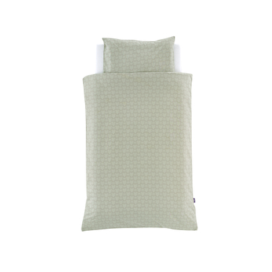 Träumeland Parure de lit enfant jersey lapin câlin vert 100x135 cm