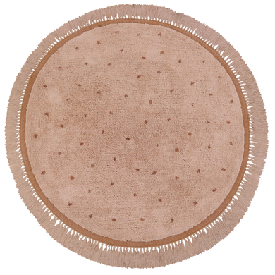 Levně Tapis Petit Dětský koberec Juul dots růžový Ø 130 cm
