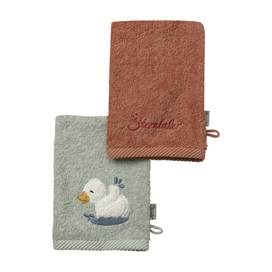 Sterntaler Gant de toilette enfant Edda multicolore lot de 2