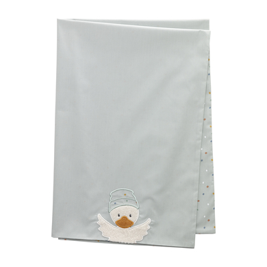 Sterntaler Plaid enfant anti-UV canard Edda turquoise clair 100x70 cm