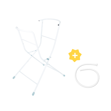 BADABULLE Support pour baignoire bébé tuyau baleine