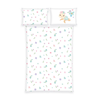 Image of biancheria da letto babybest®flannel Little Turtle 100 x 135 cm059