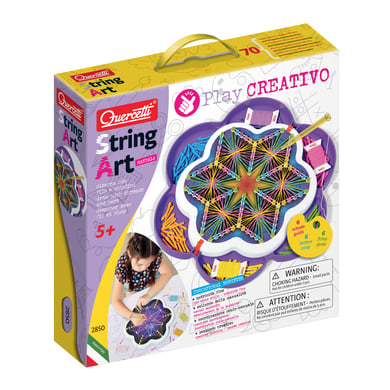 Image of Quercetti String Art Mandala Play Creativo - Disegno creativo con le corde