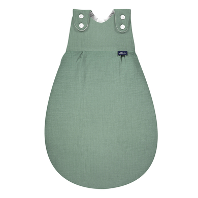 Alvi® Gigoteuse extérieure toutes-saisons Baby-Mäxchen gaze vert granit TOG 2.0