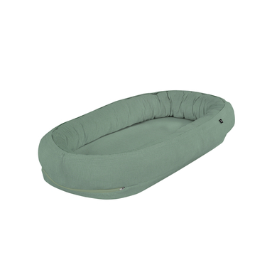 Alvi® Nid bébé mousseline vert granit 40 cm