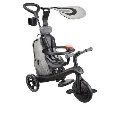 Image of GLOBBER Triciclo 4 in 1 EXPLORER TRIKE grigio Deluxe Play