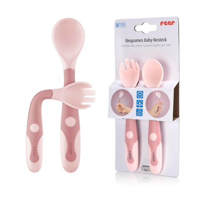 reer Couverts d'apprentissage rose