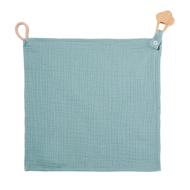Nordic Coast Company Doudou mousseline de coton glace menthe