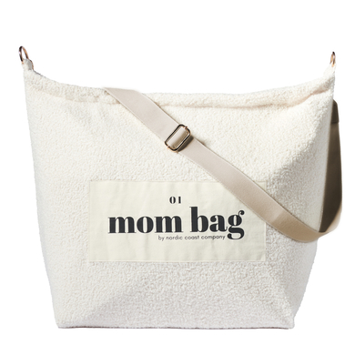Nordic Coast Company Mom Bag Teddy Bouclé Natur