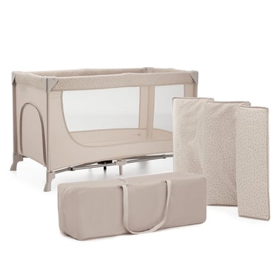 kinderkraft cuna de viaje 2en1 joy 2 beige