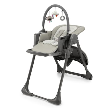 Kinderkraft Chaise haute enfant transat TUMMIE grey