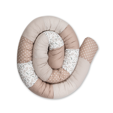 ULLENBOOM Tour de lit traversin enfant fleur de sable 200 cm