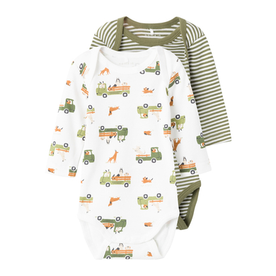 name it Body manches longues pack de 2 Olivine
