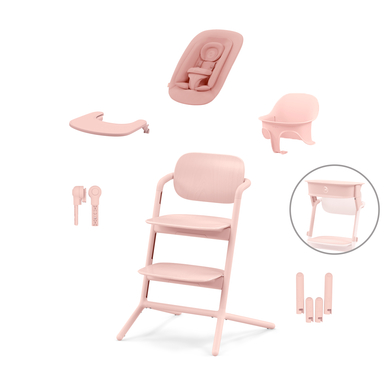 Image of cybex GOLD Seggiolone Lemo 4 in 1 Set Pearl Rosa inclusa torre di apprendimento059