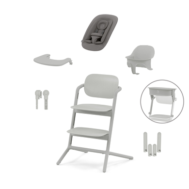 Image of cybex GOLD Seggiolone Lemo 4 in 1 Set Suede grigio inclusa torre di apprendimento059