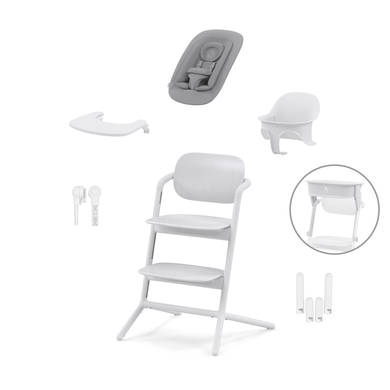 Image of cybex GOLD Seggiolone Lemo 4 in 1 Set All bianco inclusa torre di apprendimento059