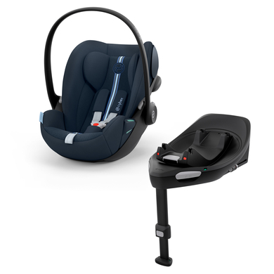 Image of cybex GOLD Ovetto Cloud G i-Size Plus Ocean Blue Plus con base isofix Base G059