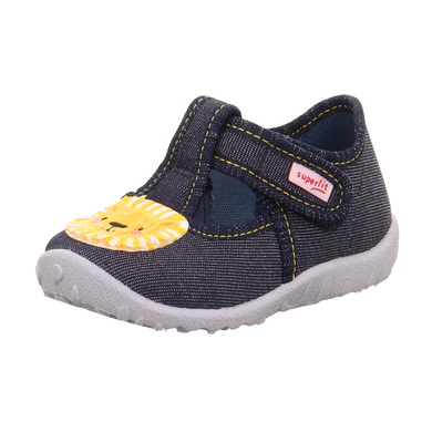 superfit Chausson Spotty Lion bleu foncé (moyen)