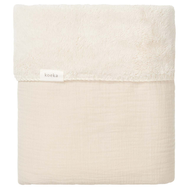 Image of koeka bianco Coperta per neonati in peluche Faro warm 75 x 100 cm059