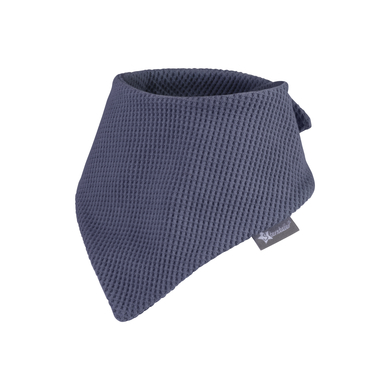 Sterntaler Écharpe gaufrée gris-bleu
