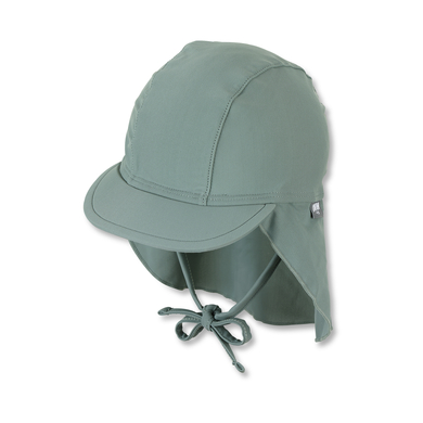 Sterntaler Casquette avec protection de nuque vert mat